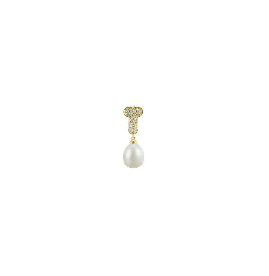 PEARL & PENIS EARRING